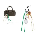Baseball-Green+Ecru Lanyard