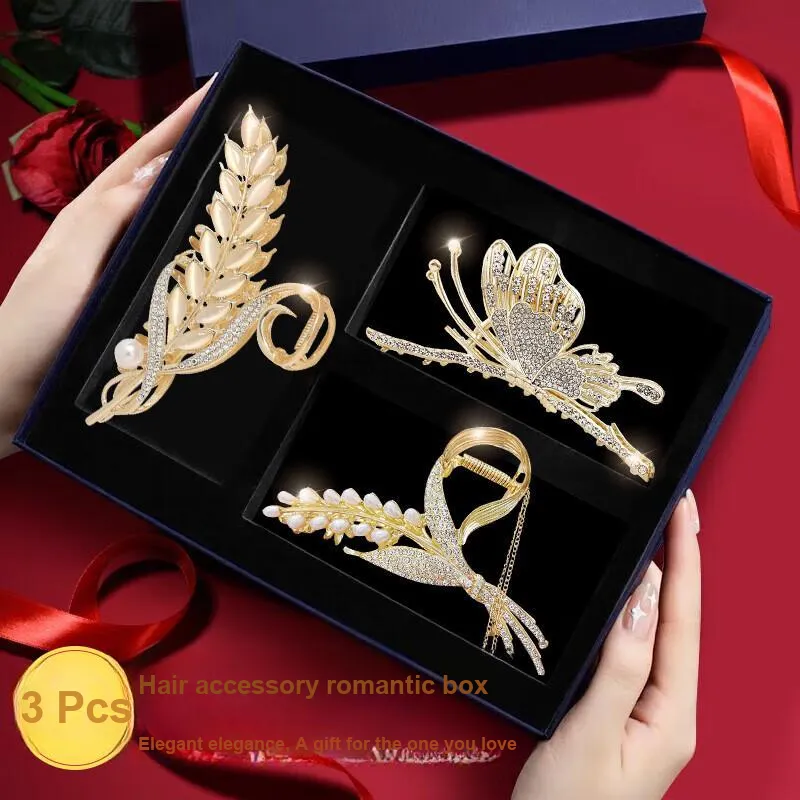 Enchanting Cat Alloy Hair Clips Women's-3