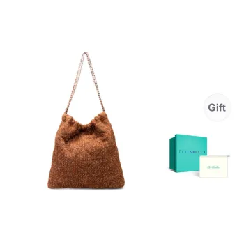 CHRISBELLA Fabric Shoulder Bag Regular Women's Brown/Black