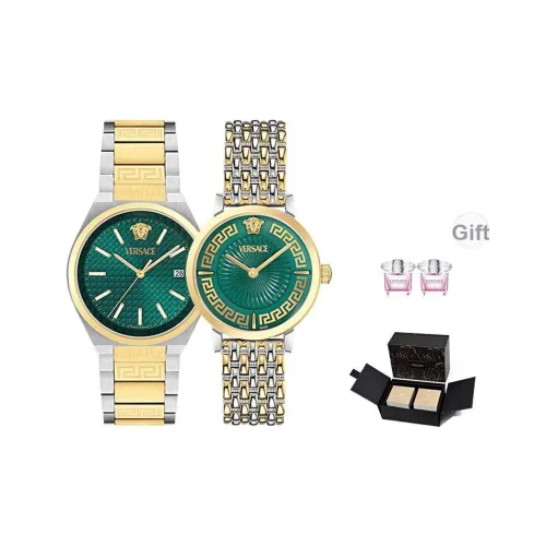 VERSACE V AURIA Коллекция GRECA FORTUNA Коллекция Наручные часы Кварцевый механизм Ремешок из нержавеющей стали