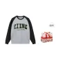Heather Gray & Black[Crew Neck]