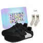 Black+Exclusive Shoe Box+Gift Socks