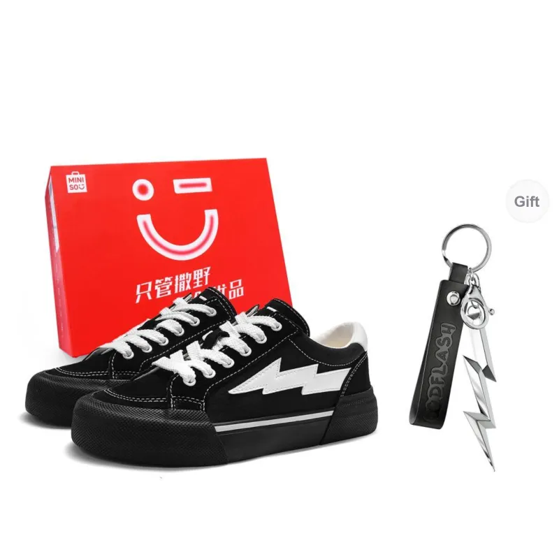 MINISO Lightning Vengeance Storm Collection Low-Top Skateboard Shoes Unisex-35
