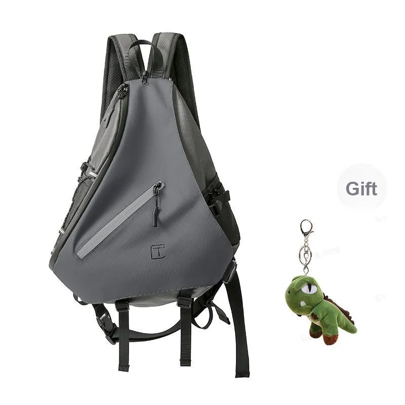 TANGCOOL Oxford Crossbody Bag, Shoulder Bag, Backpack Regular Unisex Black/Gray/Pink-18