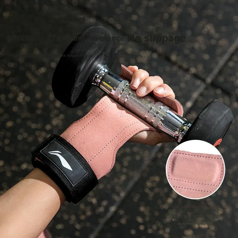 LiNing Fitness Gloves Protective Abrasion-Resistant Palm Compression-1