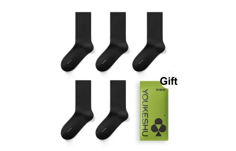 YOUKESHU Unisex Mid Calf Socks-70