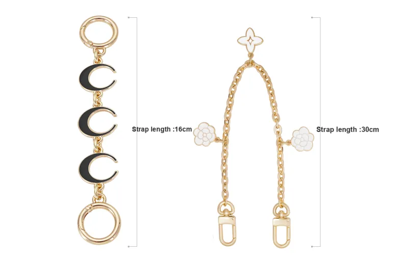 Lan Bao Fan Metal Alloy Bag Accessory Women's Gold-11