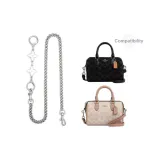 [Crossbody Style]Silver Four-Leaf Clover Chain 90cm