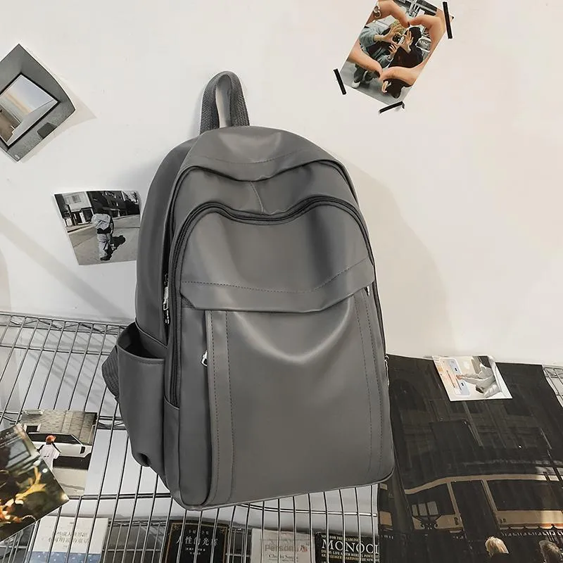 Yalu PU Backpack Men's Ecru/Gray/Black/Khaki-14