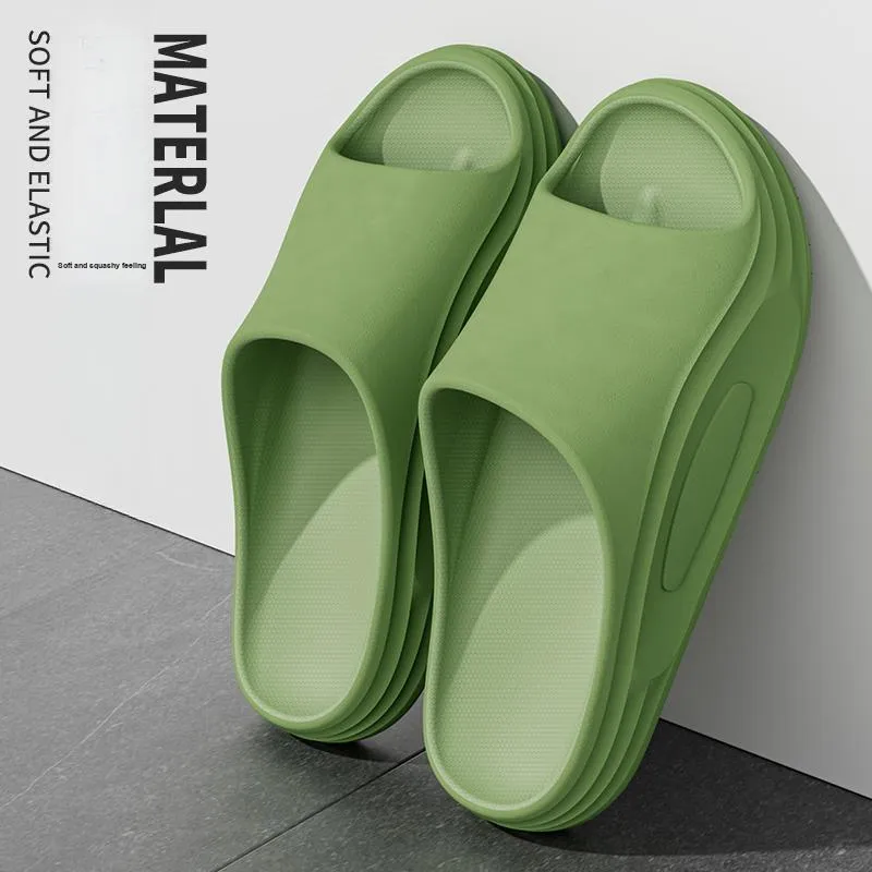Foot Recreation Summer Home Indoor Bathroom Bathing Slip Resistant Quiet Slippers, Home Slippers, Unisex-14