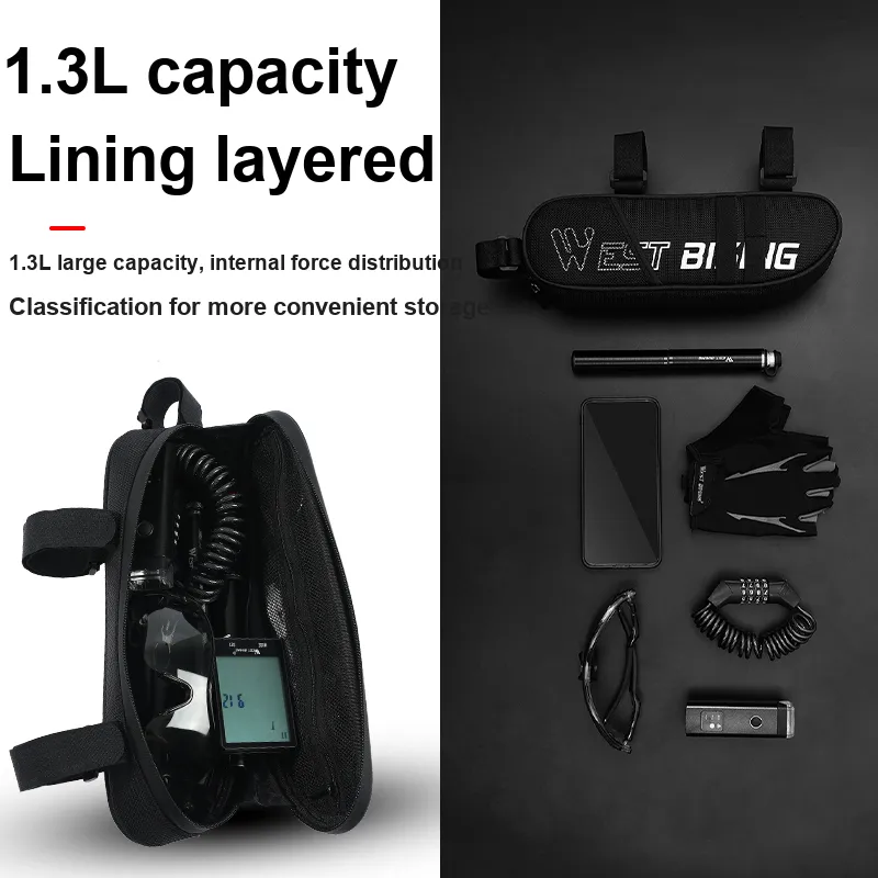 WEST BIKING Outdoor Bags Unisex 1.3L-1