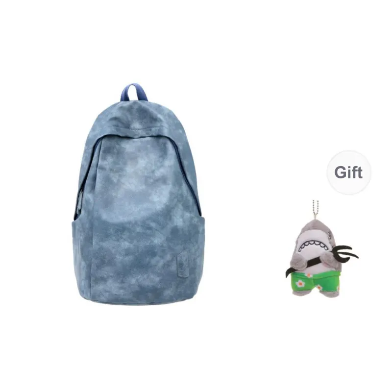 Yalu PU Backpack Unisex White/Gray/Black/Pink/Army Green/Blue-16