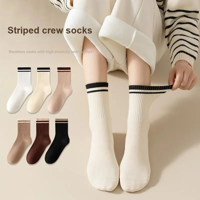 Top Melon Mid Calf Socks Women's 5 Pack-11
