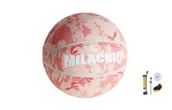 MILACHIC PU Basketball Cherry Blossom Pink Size 7 Training Unisex