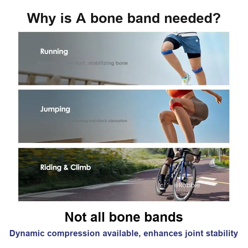 Practice Yourself Running Badminton Jump Rope Patella Bands Comfortable To Wear Unisex Comprehensive Protective-8