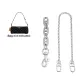 White Pig Nose Extender Chain 15cm+Decorative Chain 35cm