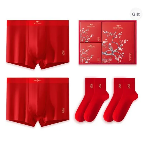 SEPTWOLVES Underwear Gift Boxes Men's Comes With 2 Pack Socks