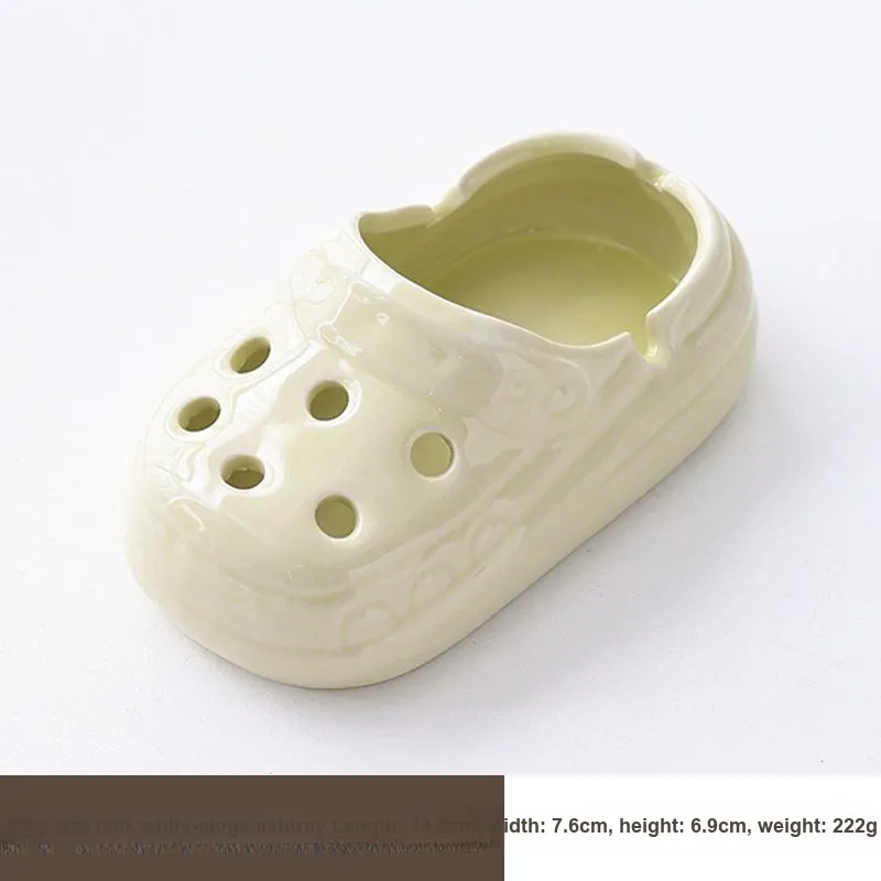 KERPA Creative Clogs Styling Ashtray, Home Living Room Tea Table Accessories, Small Storage Ornament, One Size-14