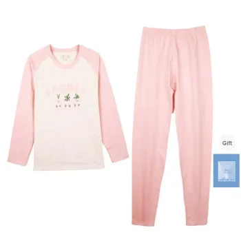Cotton Gene Thermal Set Women's Gift Box Set Girly Pink
