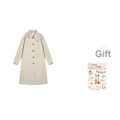 ZIHAN Опал Серый Женский Тренч