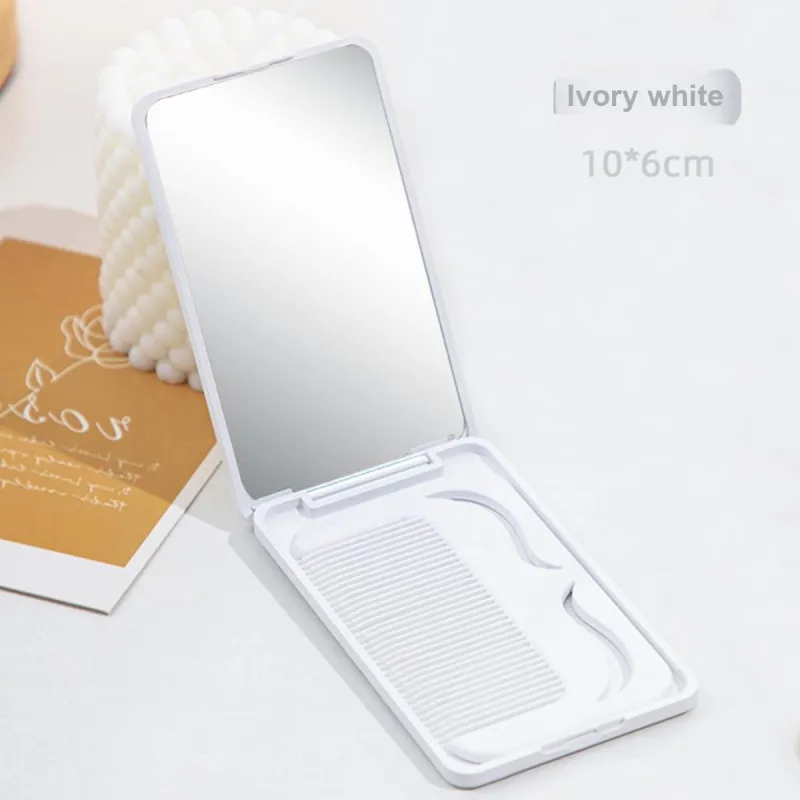 LMLTOP Small Comb Make Up Mirrors Portable-7