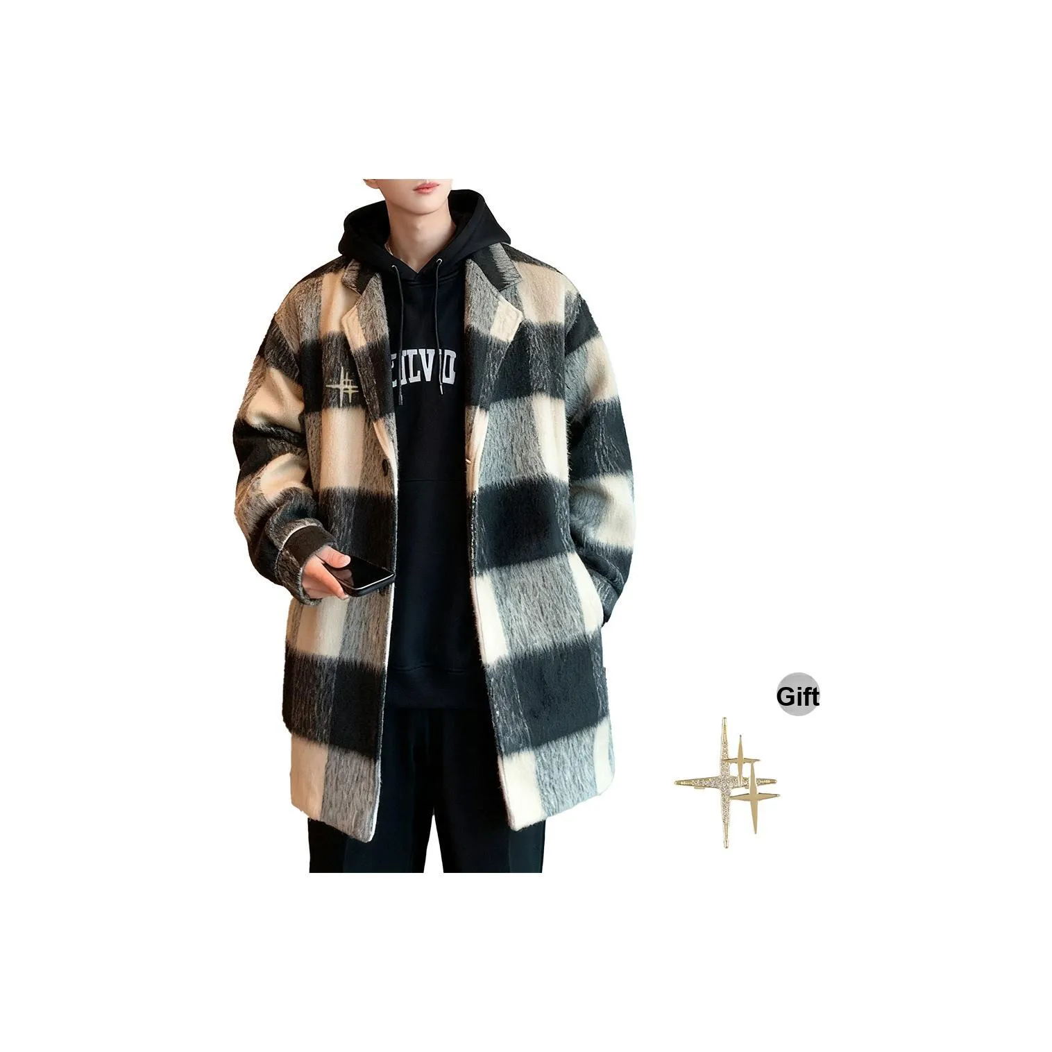 HUANQIU Унисекс Пальто