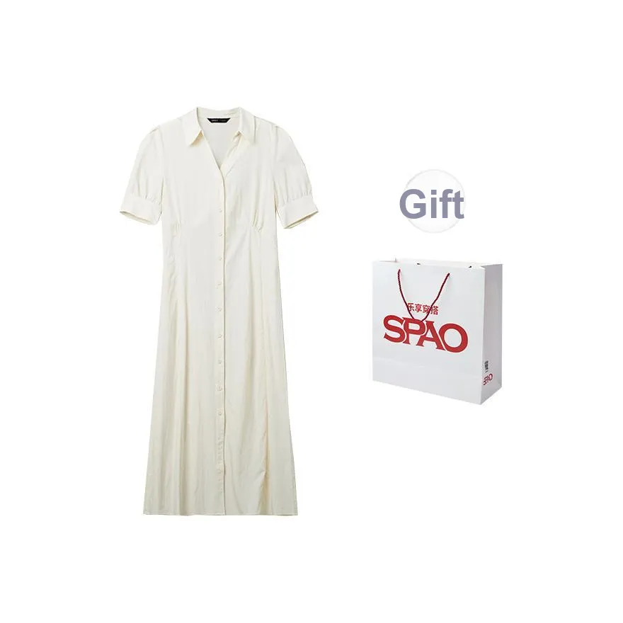 SPAO Short Sleeved Dress Women's Shopping Bag