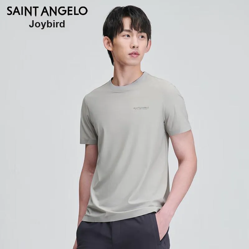 SAINT ANGELO T Shirts Unisex Sea Mist Gray-2