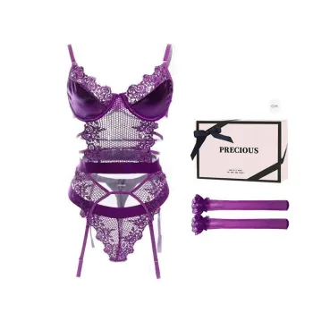 TLXT Jumpsuit Women's Gift Box Set Purple