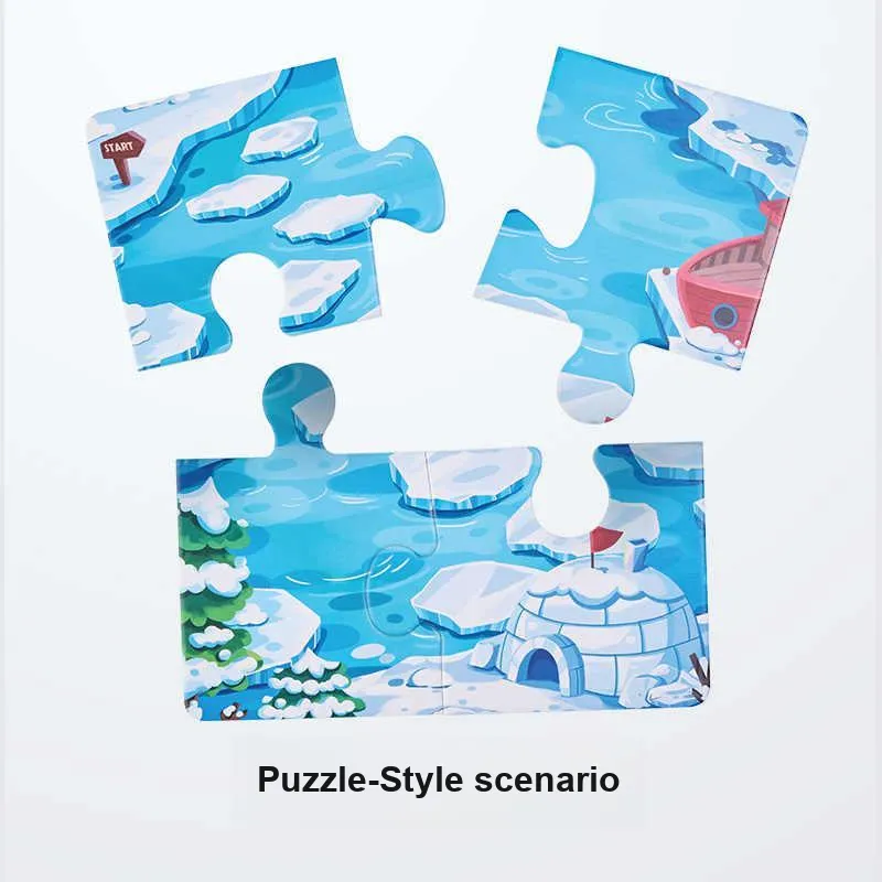HAPE Hungry Polar Bear, Educational Toy Puzzle Pieces Board Games-2