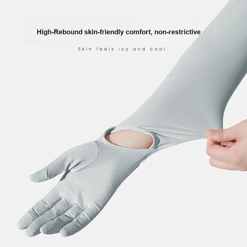 NANJIREN Ice Cold Sun Protection Sleeves Women's-5