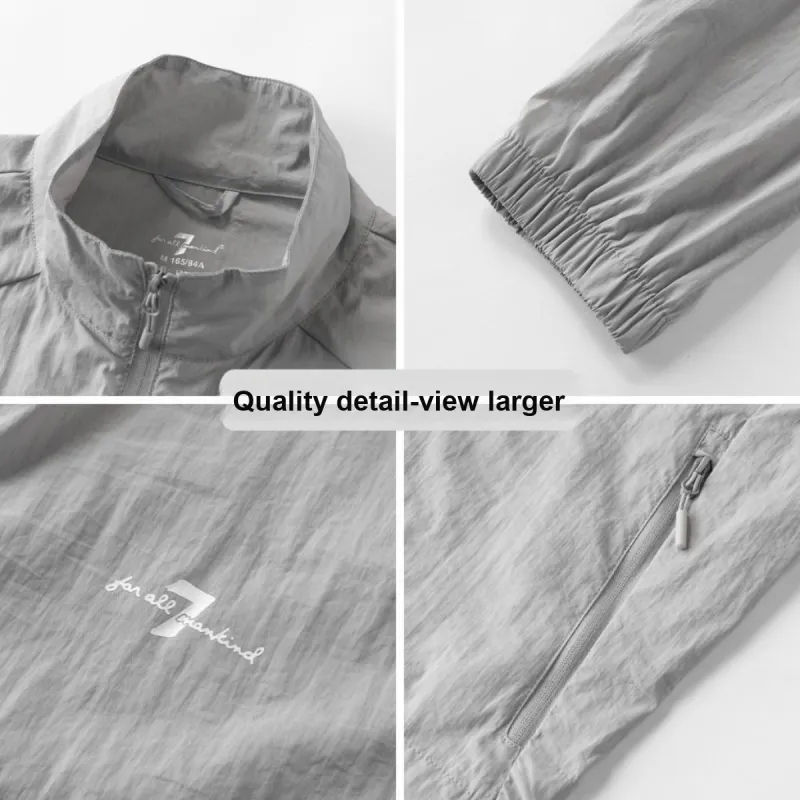7 FOR ALL MANKIND Breathable Cooling Sun Protection Sun Protection Clothing Men's-5
