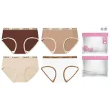 4 Pack (Dark Coffee+Camel+Skin-Tone White+White)