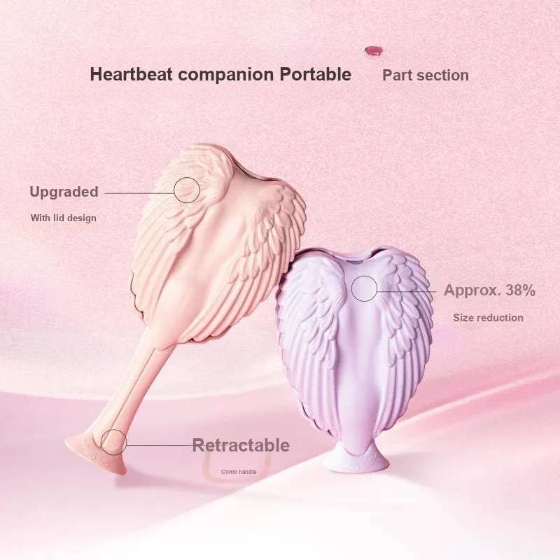 Tangle Angel UK, Angel Princess Cupid Airbag Massage Comb Anti Knot Retractable, Portable-2