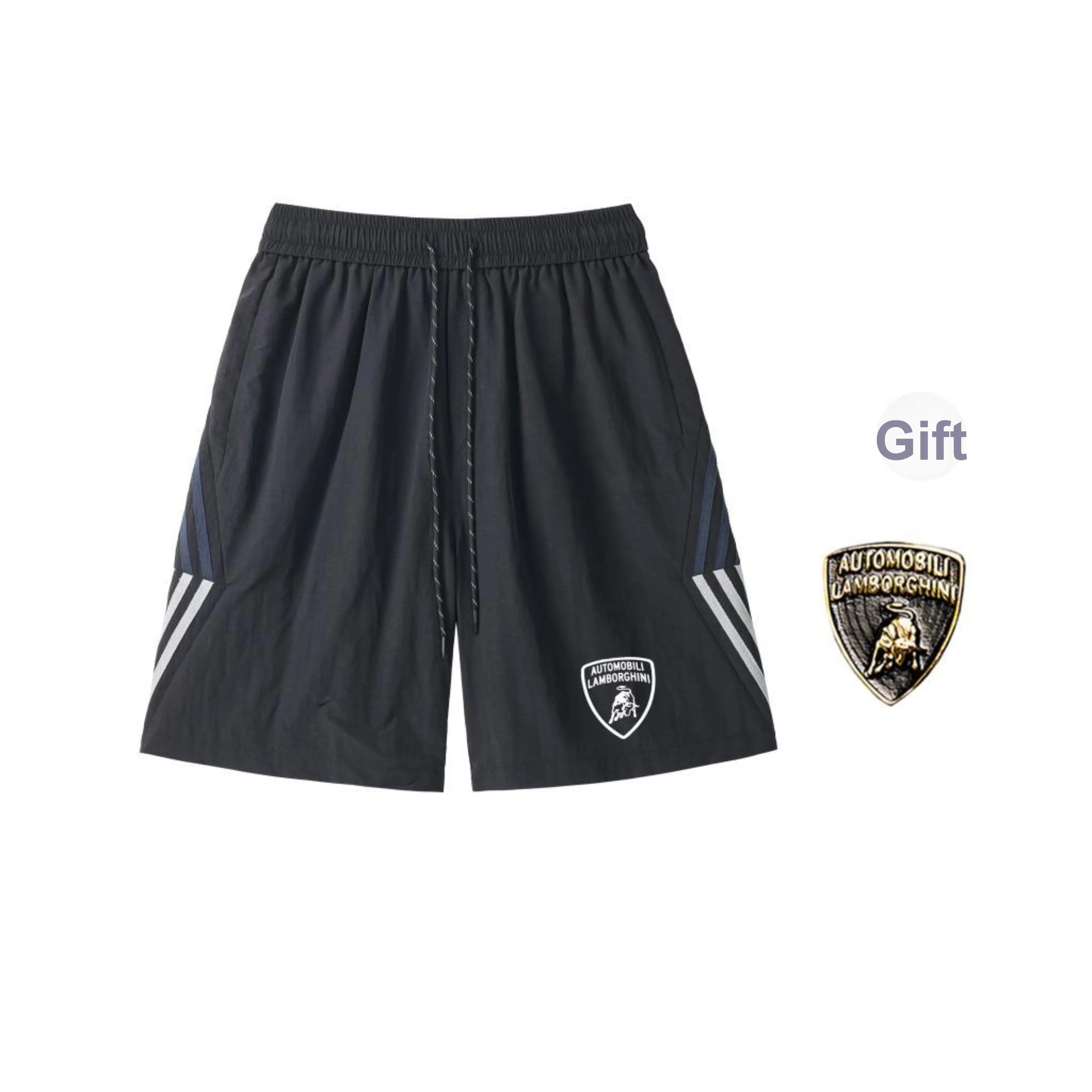 AUTOMOBILI LAMBORGHINI Повседневные шорты Унисекс