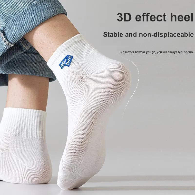 Lan Miao Mid Calf Socks Men's 10 Pack-12