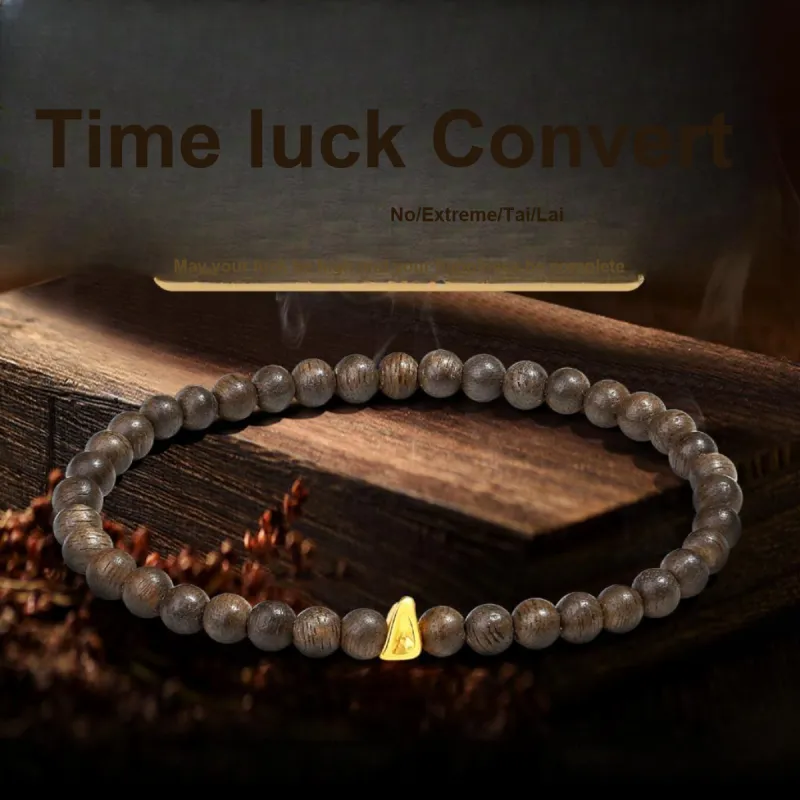 PUTUOSHANWENCHUANG Fragrance Agarwood Bracelets Unisex-1
