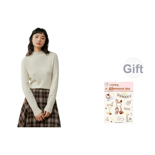 ZIHAN Бежевый Золото Женские Свитера