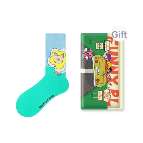 PL Носки Crew Унисекс 1 Пачка Сумка для покупок Изображение Цвет