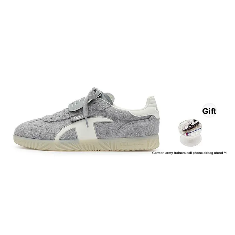 Champion Champ T Trainer T Head Army Trainers Low Top Skateboard Shoes Men's Gray