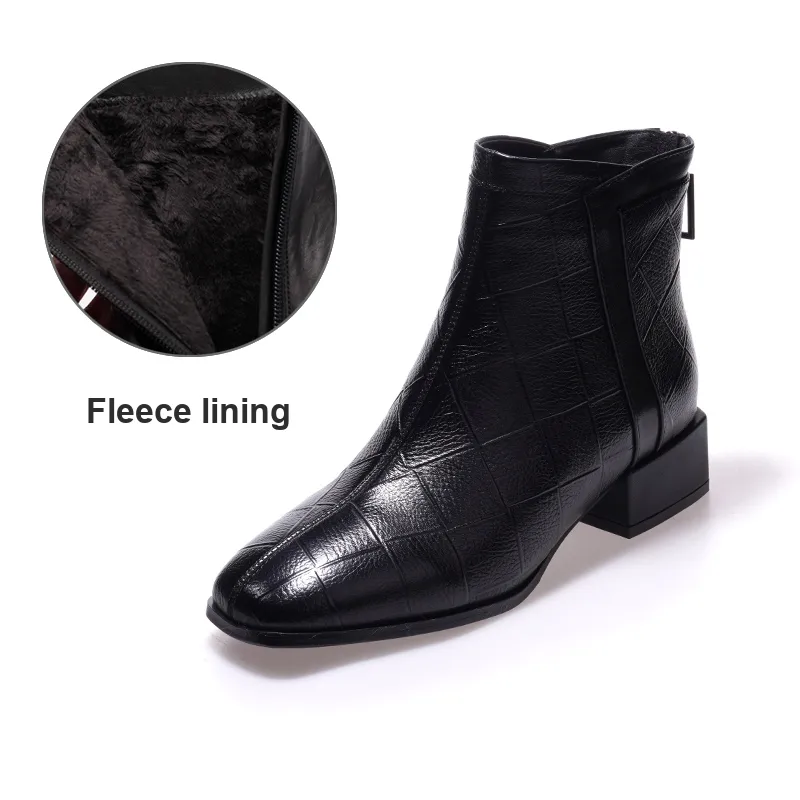 Devanro Ankle Boots 3.0cm Women's-4