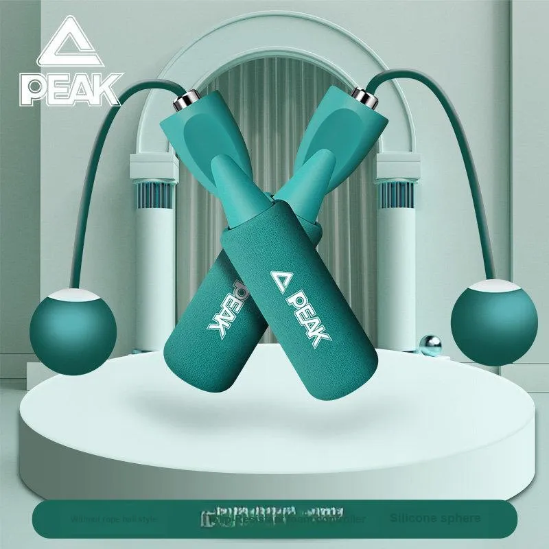 PEAK Aerobic Fat Reduction Non Countable Jump Ropes Fitness Crowd Handle Material Foam, Silicone 3m-9