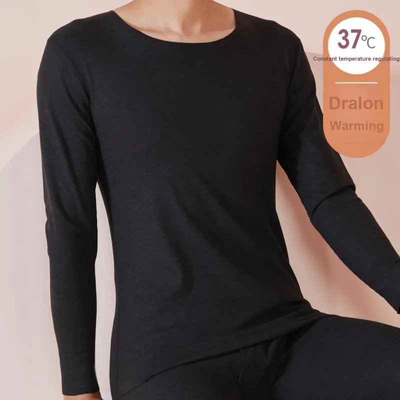 Pretty lady Men Thermal Tops-1