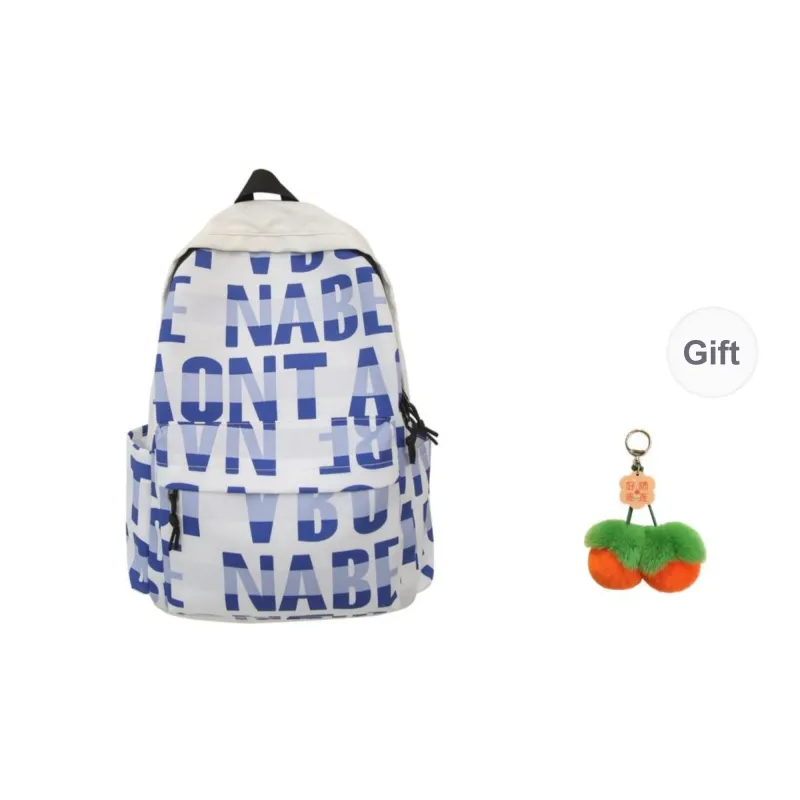 URBAN FOREST Nylon Backpack Unisex Red/Pink Green/Blue-13