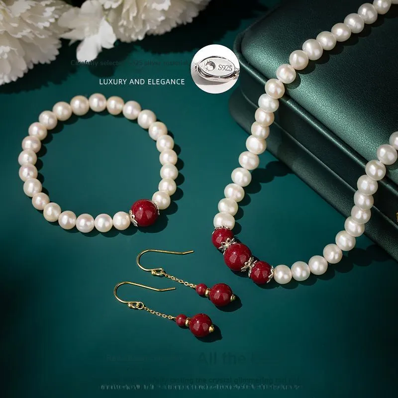 Mofei Freshwater Pearl Necklaces Women's-2