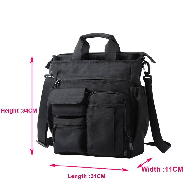 DOSRFINI Oxford Backpack Large Size Men's Gray/Black-10