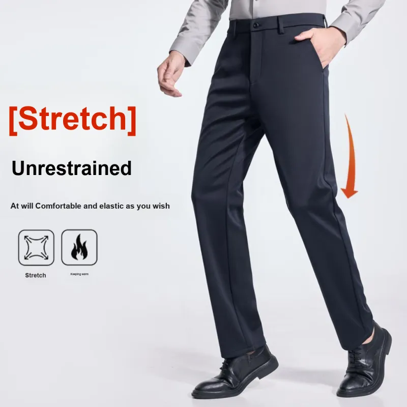 Red bean Suit Trousers Men-7