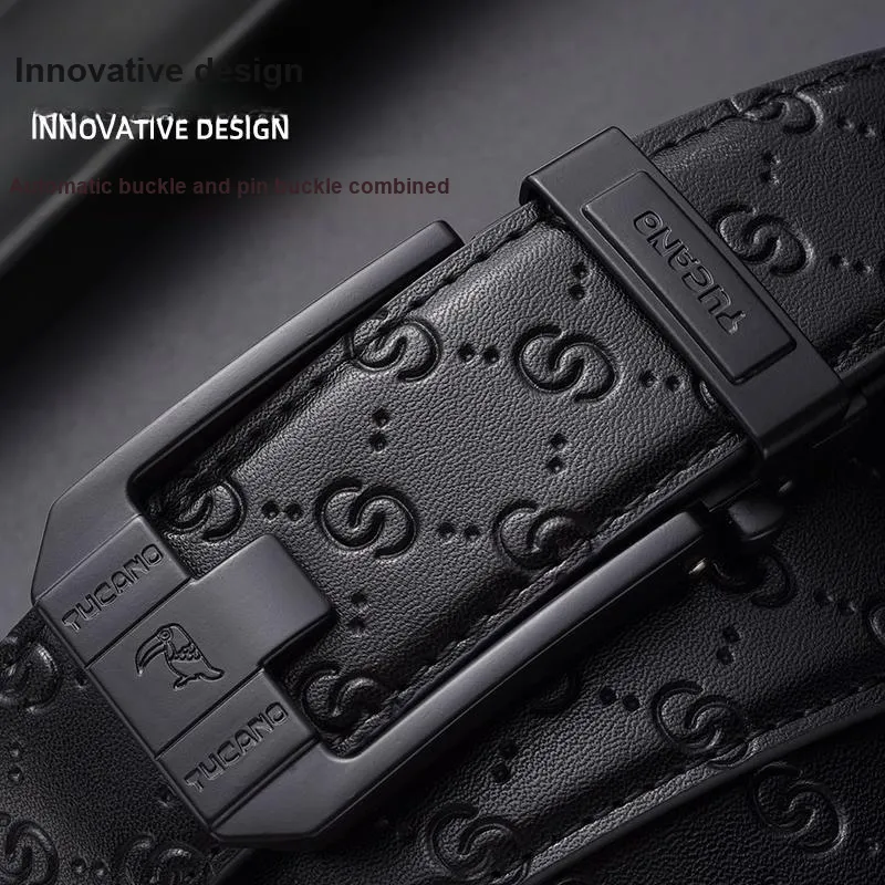 TUCANO Cow Split Leather Belts Men's 3.5-6