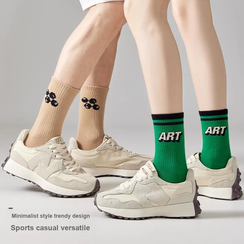 MIIOW Mid Calf Socks Unisex 5 Pack-21