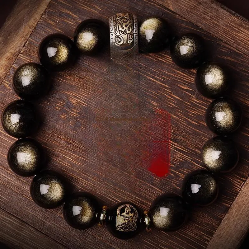 The Thousand Seals Family Obsidian Bracelets Unisex-1